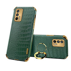 Soft Luxury Leather Snap On Case Cover XD4 for Realme GT 5G Green