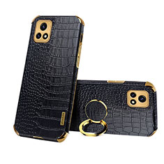 Soft Luxury Leather Snap On Case Cover XD4 for Vivo Y31s 5G Black