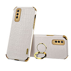 Soft Luxury Leather Snap On Case Cover XD4 for Vivo Y50t White