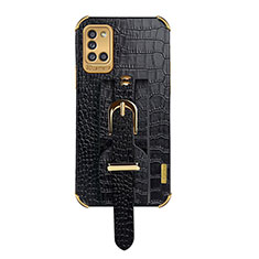 Soft Luxury Leather Snap On Case Cover XD5 for Samsung Galaxy A31 Black