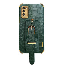 Soft Luxury Leather Snap On Case Cover XD5 for Samsung Galaxy A41 Green