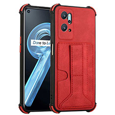 Soft Luxury Leather Snap On Case Cover Y01B for Oppo K10 4G Red