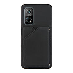 Soft Luxury Leather Snap On Case Cover Y01B for Xiaomi Redmi K30S 5G Black