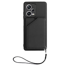 Soft Luxury Leather Snap On Case Cover YB2 for Xiaomi Poco X5 5G Black