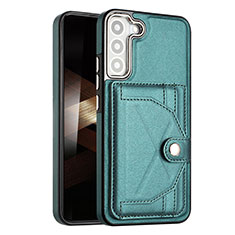 Soft Luxury Leather Snap On Case Cover YB5 for Samsung Galaxy S24 5G Green