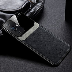 Soft Silicone Gel Leather Snap On Case Cover FL1 for Huawei Nova 11 Black