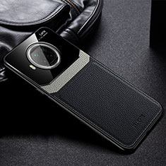 Soft Silicone Gel Leather Snap On Case Cover FL1 for Xiaomi Mi 10i 5G Black