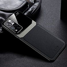 Soft Silicone Gel Leather Snap On Case Cover FL1 for Xiaomi Mi 11i 5G (2022) Black