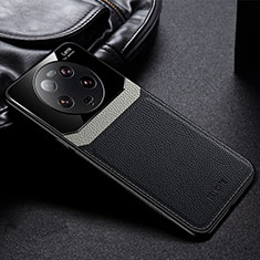 Soft Silicone Gel Leather Snap On Case Cover FL1 for Xiaomi Mi 13 Ultra 5G Black