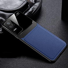 Soft Silicone Gel Leather Snap On Case Cover FL1 for Xiaomi Redmi K40S 5G Blue