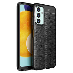 Soft Silicone Gel Leather Snap On Case Cover for Samsung Galaxy F23 5G Black