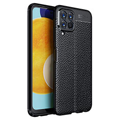 Soft Silicone Gel Leather Snap On Case Cover for Samsung Galaxy M33 5G Black