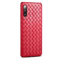 Soft Silicone Gel Leather Snap On Case Cover for Xiaomi Mi 9 Lite Red