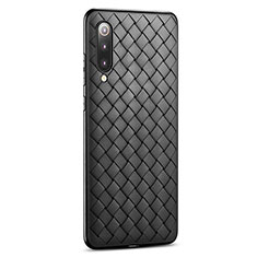 Soft Silicone Gel Leather Snap On Case Cover for Xiaomi Mi 9 Pro Black