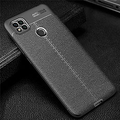 Soft Silicone Gel Leather Snap On Case Cover for Xiaomi POCO C3 Black