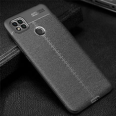 Soft Silicone Gel Leather Snap On Case Cover for Xiaomi Redmi 9 Activ Black