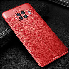 Soft Silicone Gel Leather Snap On Case Cover H01 for Oppo Ace2 Red