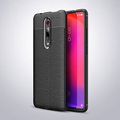 Soft Silicone Gel Leather Snap On Case Cover H01 for Xiaomi Redmi K20 Pro Black
