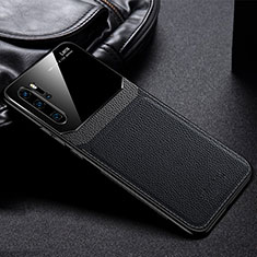 Soft Silicone Gel Leather Snap On Case Cover H03 for Huawei P30 Pro New Edition Black