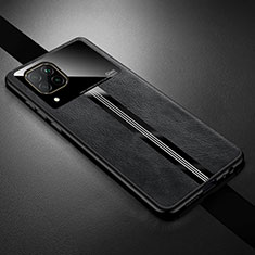 Soft Silicone Gel Leather Snap On Case Cover L01 for Huawei Nova 7i Black