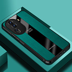 Soft Silicone Gel Leather Snap On Case Cover PB1 for Oppo Reno11 Pro 5G Green