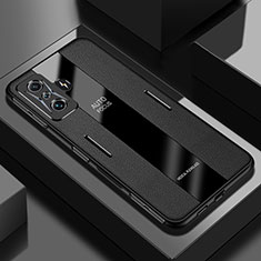 Soft Silicone Gel Leather Snap On Case Cover PB2 for Xiaomi Redmi K50 Gaming AMG F1 5G Black