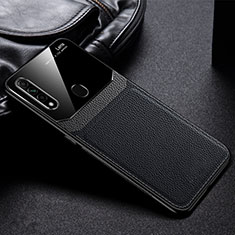 Soft Silicone Gel Leather Snap On Case Cover S03 for Oppo A31 Black