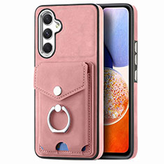 Soft Silicone Gel Leather Snap On Case Cover SD4 for Samsung Galaxy Jump3 5G Pink