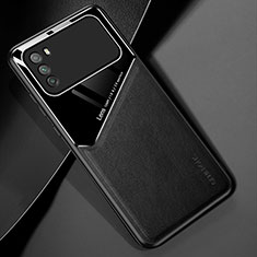 Soft Silicone Gel Leather Snap On Case Cover with Magnetic for Xiaomi Poco M3 Black