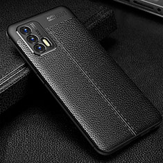 Soft Silicone Gel Leather Snap On Case Cover WL1 for Realme GT Neo 5G Black