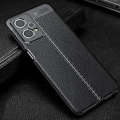 Soft Silicone Gel Leather Snap On Case Cover WL1 for Realme Q5 5G Black