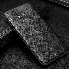 Soft Silicone Gel Leather Snap On Case Cover WL1 for Vivo Y31s 5G Black