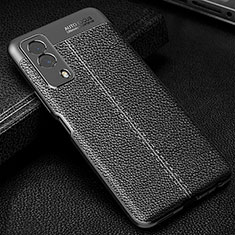 Soft Silicone Gel Leather Snap On Case Cover WL1 for Vivo Y53s t2 Black