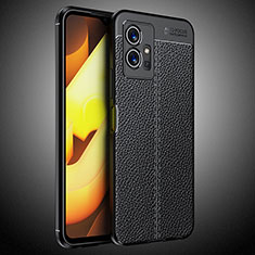 Soft Silicone Gel Leather Snap On Case Cover WL2 for Vivo Y33e 5G Black