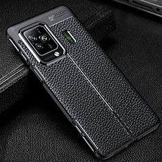 Soft Silicone Gel Leather Snap On Case Cover WL2 for Xiaomi Black Shark 5 5G Black