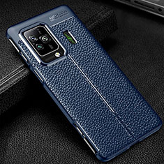 Soft Silicone Gel Leather Snap On Case Cover WL2 for Xiaomi Black Shark 5 5G Blue