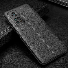 Soft Silicone Gel Leather Snap On Case Cover WL2 for Xiaomi Redmi K30S 5G Black