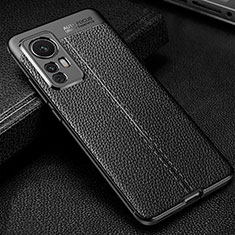 Soft Silicone Gel Leather Snap On Case Cover WL2 for Xiaomi Redmi K50 Ultra 5G Black