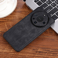 Soft Silicone Gel Leather Snap On Case Cover YZ2 for Huawei Mate 60 Pro+ Plus Black