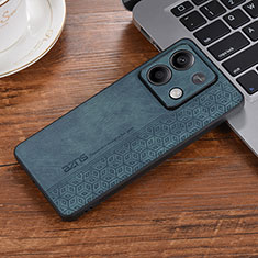 Soft Silicone Gel Leather Snap On Case Cover YZ2 for Xiaomi Redmi Note 13 5G Green