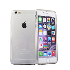 Soft Transparent Flip Cover for Apple iPhone 6S White