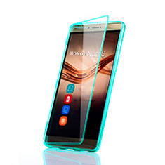 Soft Transparent Flip Cover for Huawei Honor V8 Max Green