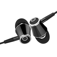 Sports Stereo Earphone Headphone In-Ear H06 for Oppo Find X3 Pro Black