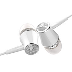 Sports Stereo Earphone Headphone In-Ear H06 for Vivo Y35 5G White