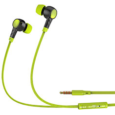 Sports Stereo Earphone Headphone In-Ear H11 for Sharp Aquos Zero6 Green