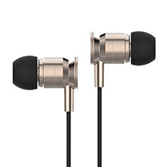 Sports Stereo Earphone Headphone In-Ear H14 for Wiko Tommy 2 Gold