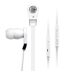Sports Stereo Earphone Headphone In-Ear for HTC Desire 21 Pro 5G White