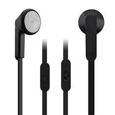 Sports Stereo Earphone Headset In-Ear H08 for Sharp Aquos R6 Black
