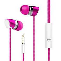 Sports Stereo Earphone Headset In-Ear H16 for Sony Xperia Ace Hot Pink