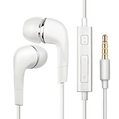 Sports Stereo Earphone Headset In-Ear H20 for Xiaomi Redmi Note 12 Pro Speed 5G White